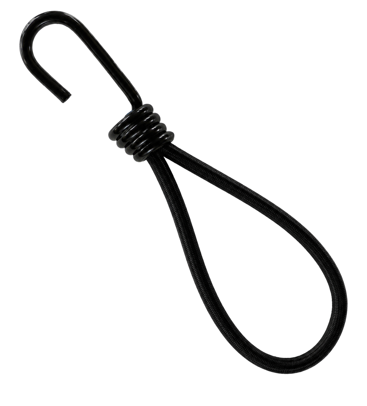 Spanngummis 250mm schwarz Spiralhaken 25 Stück